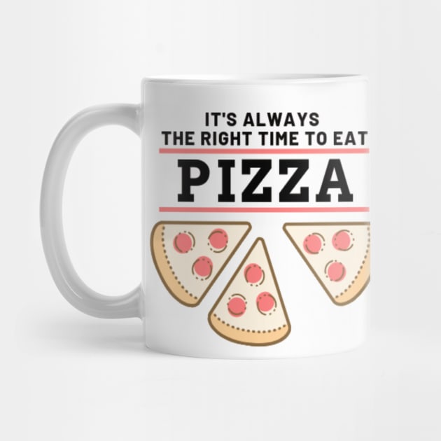 It's always the right time to eat PIZZA ! by Kuro